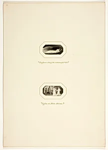 Study for a plate from The Triumphs of Temper, in the 1796 Royal Engagements Pocket Book