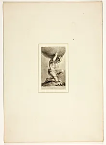 Study for a plate from The Triumphs of Temper, in the 1796 Royal Engagements Pocket Book