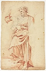 Study for a Robed Male Saint