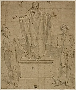 Study for Allegory of Faith and Silence by Bartolomeo Cesi