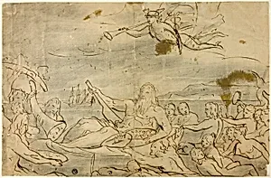 Study for Commerce or the Triumph of the Thames