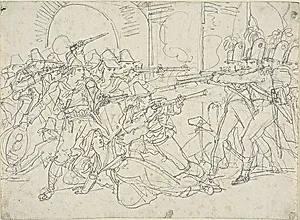 Study for Events of the Life of Massaroni, an Italian Bandit