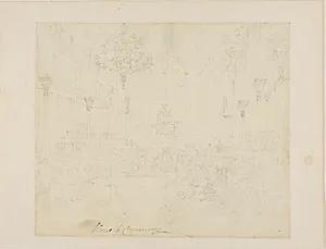 Study for House of Commons, from Microcosm of London