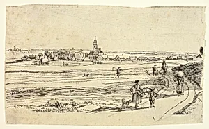 Study for the Engraving Thalkirchen, from series Views of