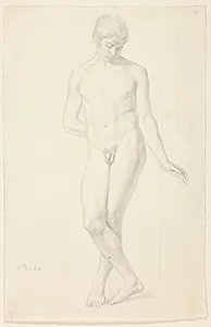 Study of a Standing Nude Youth