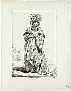 Sultane Blanche, plate 24 from Caravanne du Sultan à la Mecque