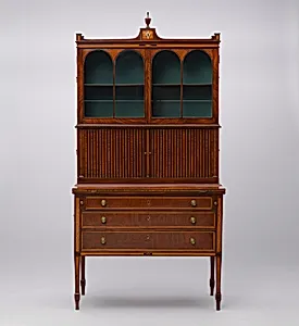 Tambour Desk and Bookcase