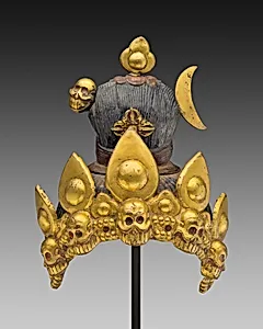 Tantric Buddhist Priest’s Crown by Unknown