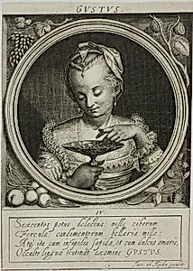 Taste, plate four from The Five Senses
