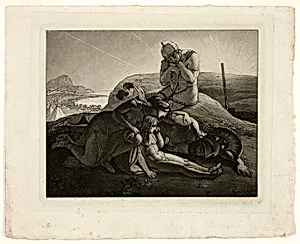 Tecmessa, Her Son and Teucer Lamenting the Dead Ajax
