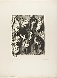 Ten Assassinations for a Penny by Théophile-Alexandre Pierre Steinlen