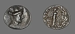 Tetradrachm (Coin) Depicting Tyche by Ancient Greek