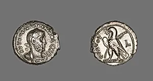 Tetradrachm (Coin) Portraying Emperor Gallienus by Ancient Roman