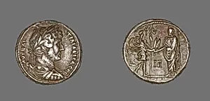 Tetradrachm (Coin) Portraying Emperor Hadrian by Ancient Roman