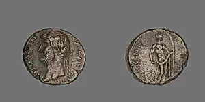 Tetradrachm (Coin) Portraying Emperor Hadrian by Ancient Egyptian