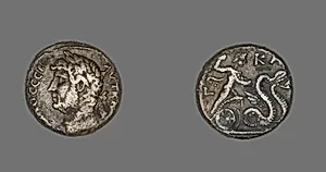 Tetradrachm (Coin) Portraying Emperor Hadrian by Ancient Roman