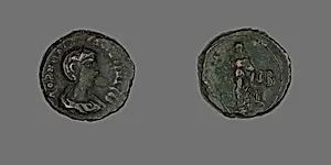 Tetradrachm (Coin) Portraying Empress Salonina by Ancient Roman