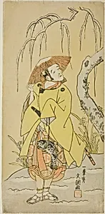 The Actor Arashi Otohachi I as Numataro, the Retainer of Utou Yasukata, in Part Two of the Play Kogane no Hana Gaijin Aramusha (Gold Flowers: The Triumphal Return of Fierce Warriors), Performed at the Nakamura Theater from the First Day of the Eleventh Month, 1766