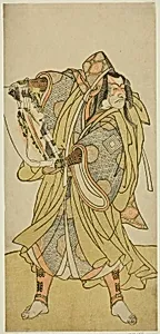 The Actor Ichikawa Danjuro V as Kazusa no Akushichibyoe Kagekiyo in the Play Edo no Hana Mimasu Soga, Performed at the Nakamura Theater in the Third Month, 1783