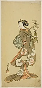 The Actor Yamashita Kyonosuke I in a Female Role