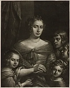 The Artist's Wife and Children