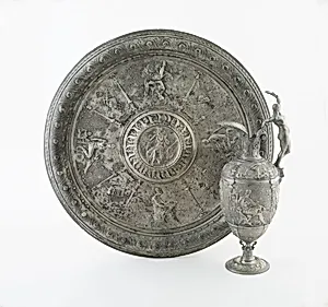 "The Arts" Ewer and Basin