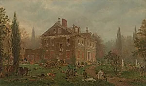 The Attack on Chew's House during the Battle of Germantown, 1777