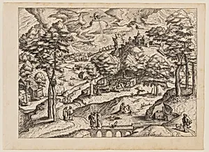 The Baptism of Christ, from Landscapes with Biblical Subjects and Saints