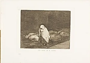 The Beds of Death, plate 62 from The Disasters of War by Francisco José de Goya y Lucientes