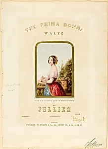 The Bride, cover for The Prima Donna Waltz sheet music