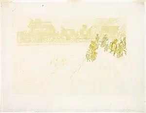 The Bridge, from Some Aspects of Paris Life by Pierre Bonnard
