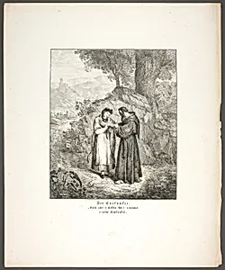 The Carbuncle (Der Karfunkle), plate one from the series Poems in the Dialect of the Upper Rhine Region (Zehn Blätter zu Hebels Alemannischen Gedichten)