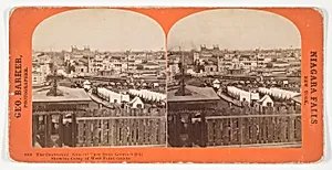 The Centennial Gerneral View from George's Hill Showing Camp of West Point Cadets, No. 1016 from the series "Niagara Falls, New York"