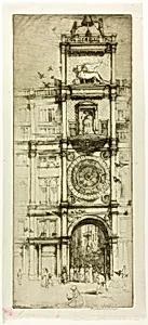 The Clock Tower, Venice by Donald Shaw MacLaughlan