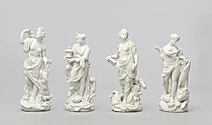 The Continents by Plymouth Porcelain Factory