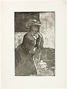 The Corner of the Sofa, No. 3 by Mary Cassatt