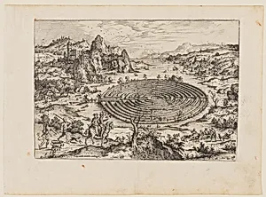 The Cretan Labyrinth, from Landscapes with Biblical and Mythological Scenes