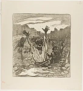 The Cry of the Streets! by Théophile-Alexandre Pierre Steinlen