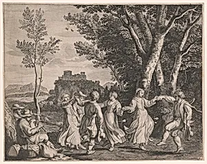 The Dance, Plate 6 from Pastorales