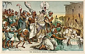 The Democrats Finding Their Moses, from Puck