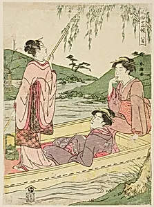 The Eighth Month (Hachigatsu), from the series "Popular Customs of the Twelve Months (Fuzoku juni ko)"