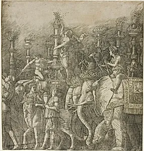 The Elephants, from The Triumph of Julius Caesar by Andrea Mantegna