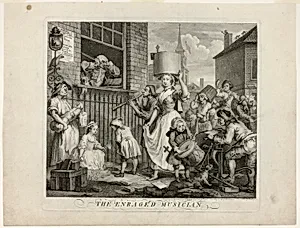 The Enraged Musician by William Hogarth