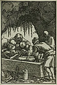 The Entombment, from The Fall and Redemption of Man by Albrecht Altdorfer