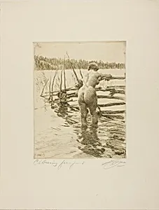 The Fence by Anders Zorn
