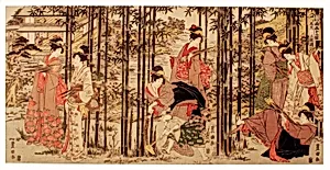 The Fifth Month, a Set of Three (Gogatsu sambukutsui), from the series "Twelve Months by the Twin Brushes of Toyohiro and Toyokuni (Toyohiro Toyokuni ryoga juni ko)" by Utagawa Toyokuni I