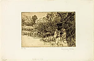 The Fisherman by Francis Seymour Haden