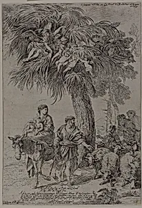 The Flight into Egypt by Giovanni Benedetto Castiglione