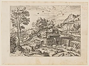 The Flight into Egypt, from Landscapes with Biblical and Mythological Scenes