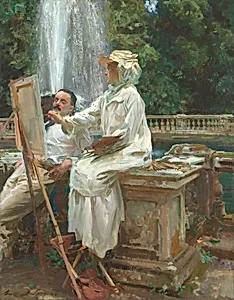 The Fountain, Villa Torlonia, Frascati, Italy by John Singer Sargent